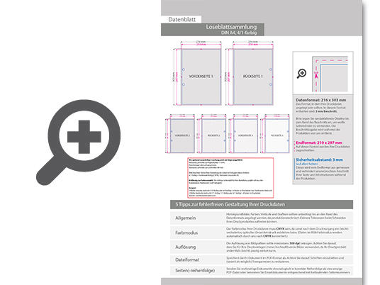 Product Bild loseblattsammlung_din_a4__464_bl__tter_pro_sammlung__vorne_farbig_und_hinten_schwarz_(4_1)