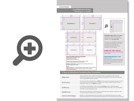 Product Bild loseblattsammlung_din_a6_quer__104_bl__tter_pro_sammlung__vorne_farbig_und_hinten_schwarz_(4_1)