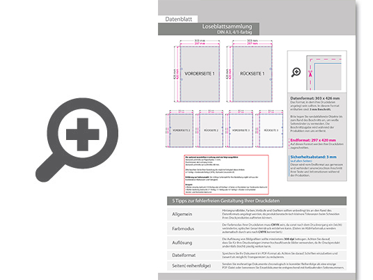 Product Bild loseblattsammlung_din_a3__12_bl__tter_pro_sammlung__vorne_farbig_und_hinten_schwarz_(4_1)