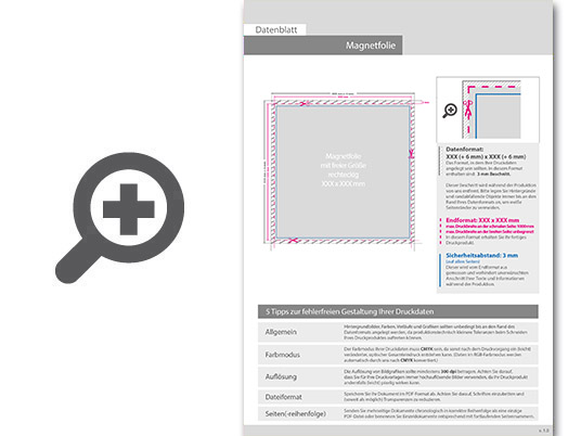 Product Bild magnetische_wechselwerbung_(rechteckig)__einseitig_4_0-farbig_bedruckt
