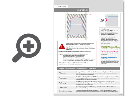 Product Bild magnetische_wechselwerbung_in_glocke-form___einseitig_4_0-farbig_bedruckt